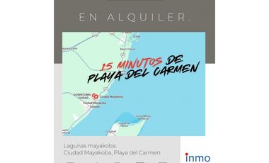 Departamento en Renta Playa del Carmen Mayakoba $21,500 Amueblado