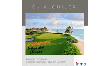 Departamento en Renta Playa del Carmen Mayakoba $21,500 Amueblado