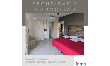 Departamento en Renta Playa del Carmen Mayakoba $21,500 Amueblado