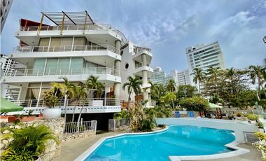 Venta de apartamento frente al mar en Playa Salguero, Santa Marta