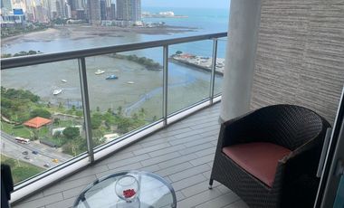 APARTAMENTO EN AVENIDA BALBOA YACHT CLUB AMOBLADO 3REC 2B VISTA AL MAR