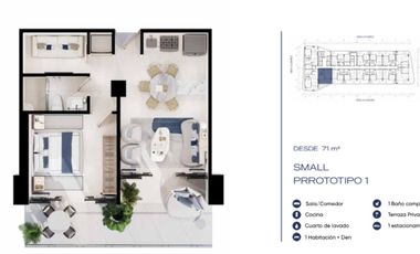 Departamento en venta en Cancún (1534)