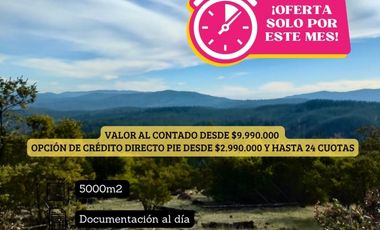 PARCELAS A MINUTOS DE CONSTITUCIÓN CON CRÉDITO DIRECTO