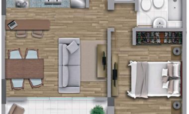 EN VENTA DPTO 1 DORMITORIO EDIFICIO PORTOFINO