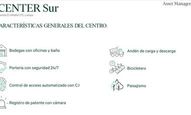 Ruta 5 Sur - Autopista Nor Oriente/Lampa - Bodega - Arriendo