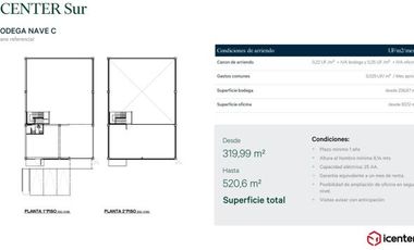 Ruta 5 Sur - Autopista Nor Oriente/Lampa - Bodega - Arriendo