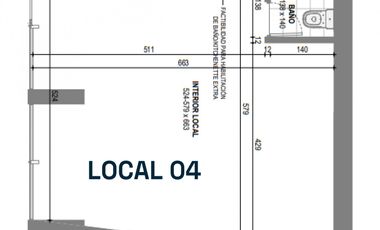 ARRIENDO Local Comercial de 70,40 m2 sector Hospital FACH, Las Condes