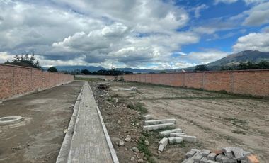 Venta de terrenos desde 300m2 urbanización exclusiva en Atuntaqui