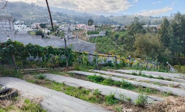 EN VENTA TERRENO PARA  VIVIENDA EN PINLLO AMBATO