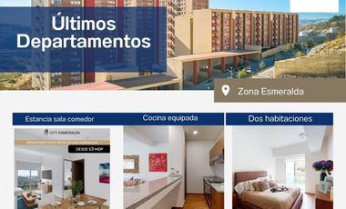 Venta de ultimos departamentos en City Esmeralda