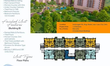 For Sale 2 Bedroom Unit with Free Parking Lot. Resort Inspired Living, Lapu-Lapu