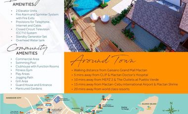 For Sale 2 Bedroom Unit with Free Parking Lot. Resort Inspired Living, Lapu-Lapu