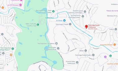 Antipolo City Parkridge Estate Subdivsion Empty Vacant Lot For Sale