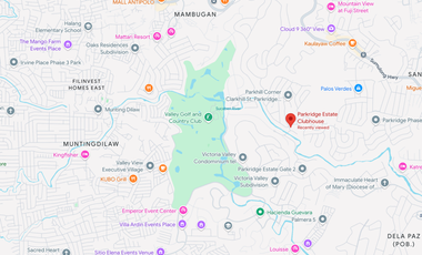 Antipolo City Parkridge Estate Subdivsion Empty Vacant Lot For Sale