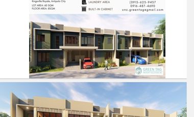 For Sale: 2BR House and lot in Kingsville Royale Antipolo Rizal