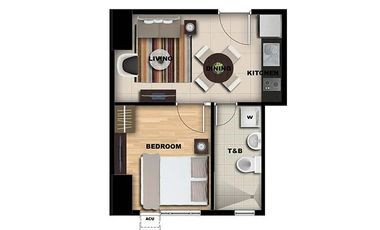 1 Bedroom Condo Unit for Sale in Ermita, Manila at Suntrust Solana