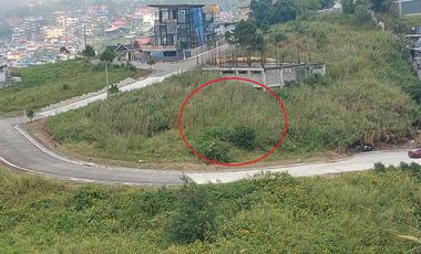 Pinewoods Sta. Lucia  subdivision 409 sq.m. overlooking lot at Baguio City