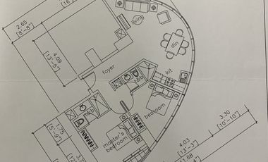 One Rockwell West Tower 27th floor 2 BR unit