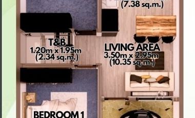 2 Bedroom Cabin Unit For Sale Located in Taloy Sur Tuba Benguet w/ Amenities-JV2