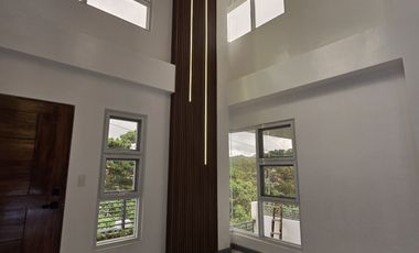 Two-Storey Modern House with mountain view