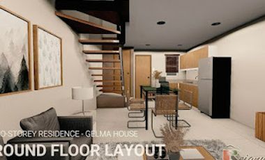 For Sale: Gelma 2 storey Townhouse with 2 bedrooms in Dasmariñas Cavite
