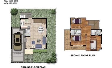 Pre-Selling House and lot near NUVALI and CALAX. 3BR with Balcony and Garage