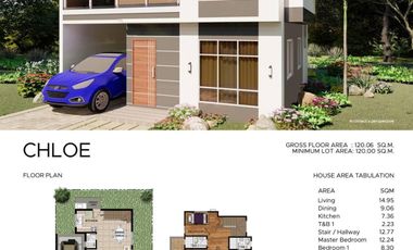Pre-Selling House and lot near NUVALI and CALAX. 3BR with Balcony and Garage