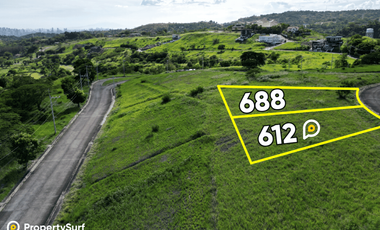 Eastland Heights Antipolo Lot For Sale 612sqm - Triple Views Only 13.5k/sqm - Overlooking Scenic Fairway & Mountain Views