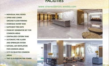 SMDC VINE RESIDENCES 2 BEDROOM UNIT WITH BALCONY FOR SALE IN NOVALICHES QUEZON CITY