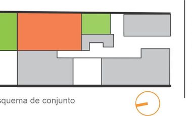 VENTA DPTO 1 DORMITORIO CON DOBLE PATIO