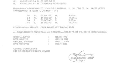FOR SALE. RESIDENTIAL LOT for sale in Libertad with an Area of 2,422 sqm