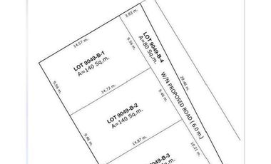 FOR SALE. RESIDENTIAL LOT for sale in Libertad with an Area of 2,422 sqm