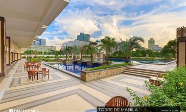 Torre de manila 1bedroom corner unit with parking for sale