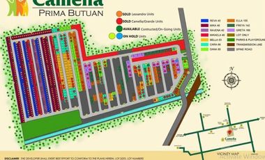 LOT FOR SALE in Camella Prima Butuan with an Area of 96 sqm, Block 2 Lot 16