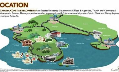 Camaya Coast Beach and golf lot with sea and mountain views
