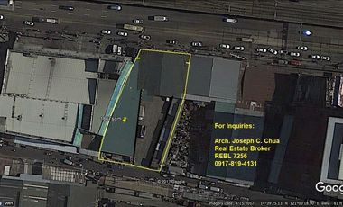1867 sqm Commercial Thru Lot for sale along EDSA Balintawak beside LRT 1 Station