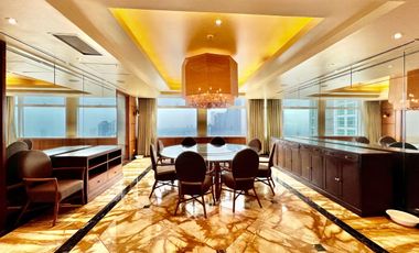 One Roxas Triangle: 4BR Penthouse for Sale: 527 sqm, 3 parking, Rare at Makati