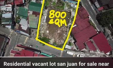 800 sqm vacant lot close to P.guevarra for sale flood free