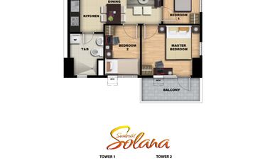 3-Bedroom Condo Unit for Sale in Ermita, Manila at Suntrust Solana