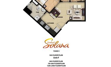 3-Bedroom Condo Unit for Sale in Ermita, Manila at Suntrust Solana
