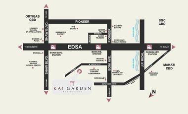 Below market value 2br for SALE at Kai Gardens Mandaluyong near MRT/ Makati/ BGC