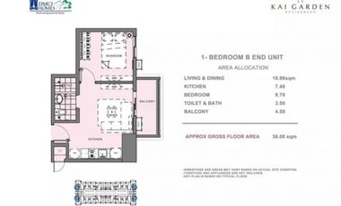 Affordable Big cut 1br for sale in Mandaluyong Kai Garden Residences by DMCI