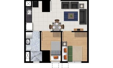 2-Bedroom Condo Unit for Sale in Paligsahan, Quezon City at Suntrust Amadea
