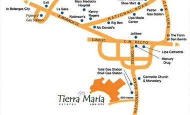 750 sqm, Lot For Sale Tierra Maria Estate, Lipa City