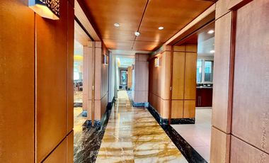 ONE ROXAS TRIANGLE: 4BR Penthouse For Rent, 527 sqm, Facing Manila Bay, 4 parkng