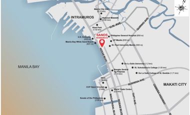 Rent to Own 1 Bedroom 24k Monthly near Roxas Boulevard Rizal Park UP PGH DFA CCP