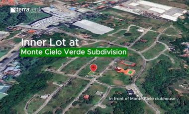 Premium Inner Residential Lot in Monte Cielo Verde Subdivision