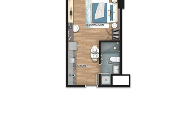 Studio with Balcony The Bellagio Palawan in Baytown Puerto Princesa