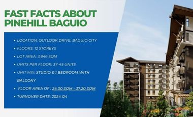 CONDOMINIUM FOR SALE | BAGUIO CITY| 1BEDROOM wid balcony
