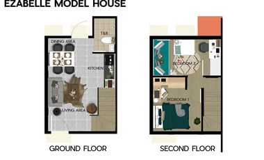 Ezabelle NRFO 2BR SF Townhouse for Sale, Camella Prima Butuan, Agusan Del Norte